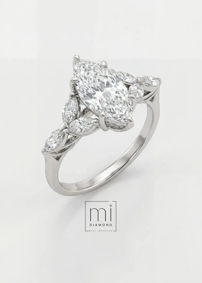 2.38 Carat D color Vs1 Mekik IGI sertifikalı  Lab. Pırlanta Yüzük 1