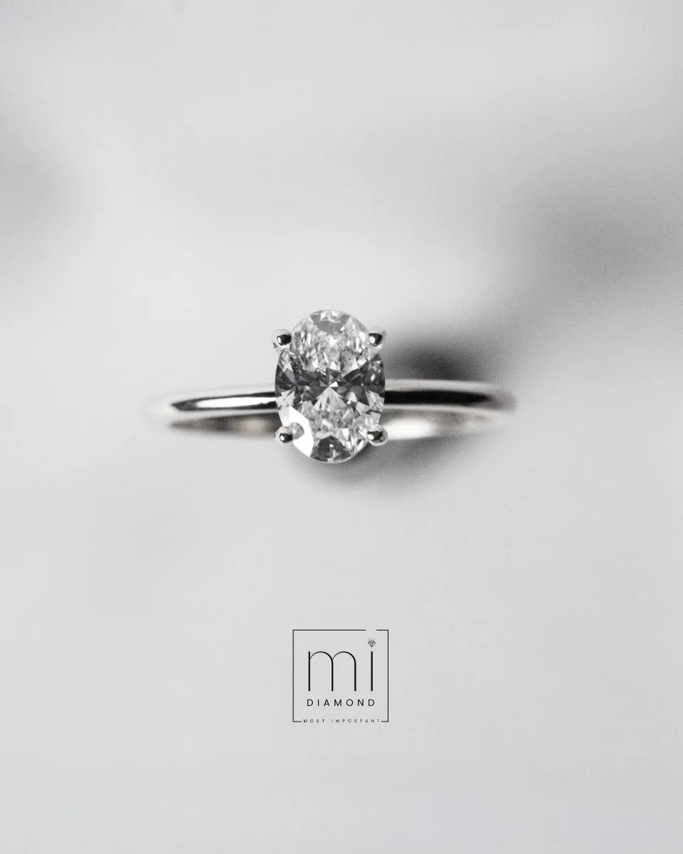 Oval 1.10 ct D color Vs1 IGI Sertifikalı Lab. Pırlanta 1