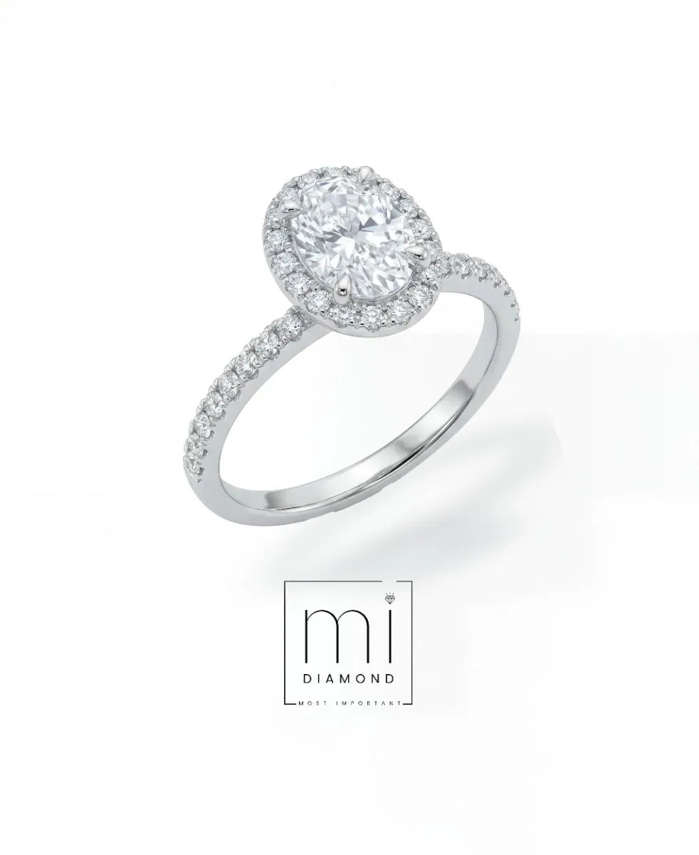 0.75 ct Oval IGI Sertifikalı Lab. Pırlanta 1