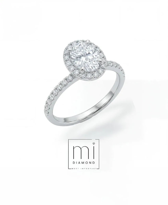 0.75 ct Oval IGI Sertifikalı Lab. Pırlanta 1