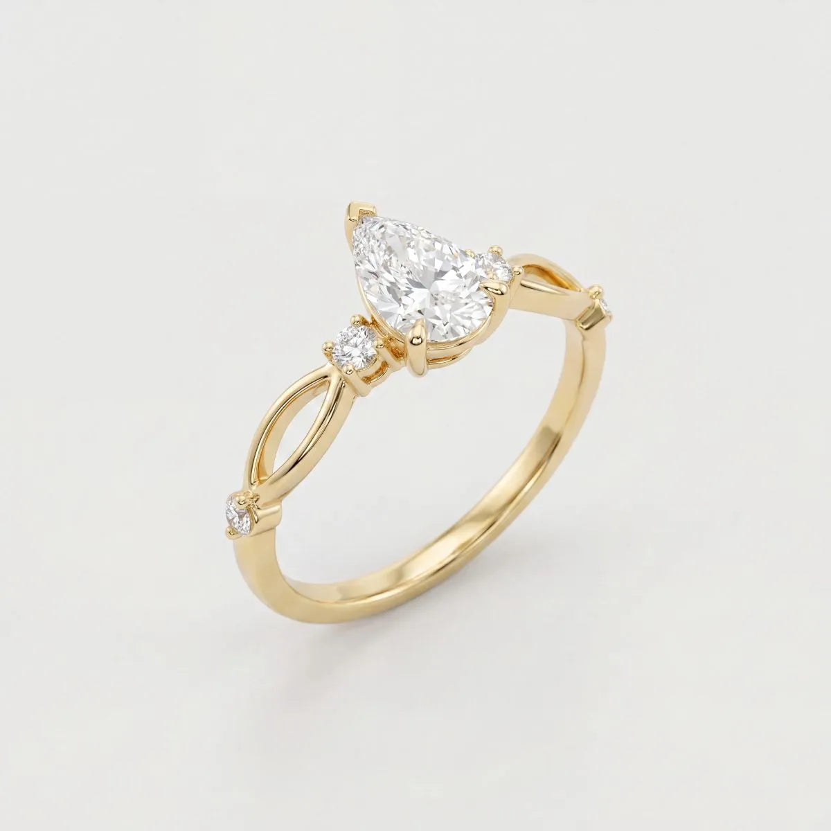 0.70 ct Damla Vintage Uluslararsı IGI sertifikalı labaratuvar pırlanta yüzük. 1