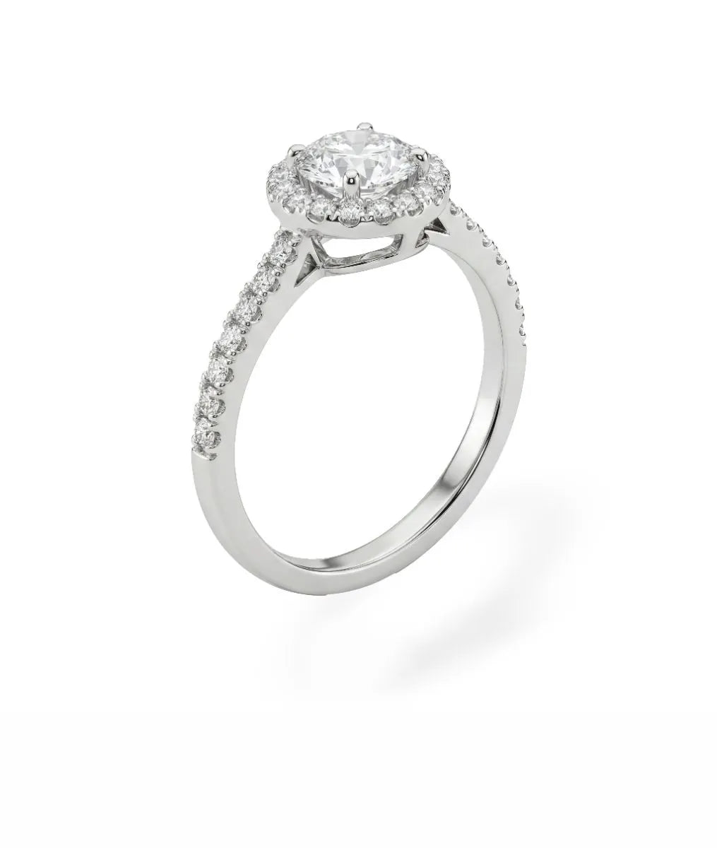 0.80 carat Yuvarlak IGI sertifikalı Lab. Pırlanta kolye 1