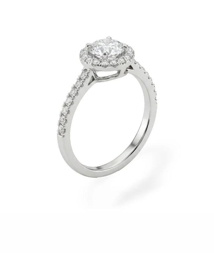 0.80 carat Yuvarlak IGI sertifikalı Lab. Pırlanta kolye 1