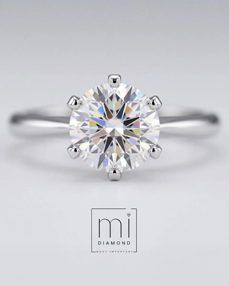 1.10 Carat Yuvarlak D color Vs1 IGI Sertifikalı  Lab. Pırlanta Yüzük 1