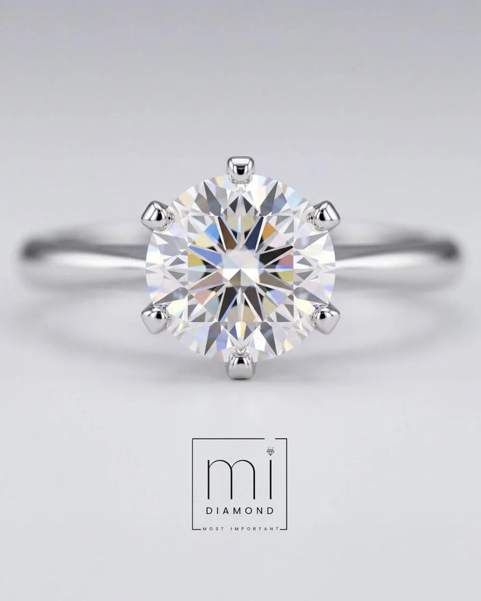 1.10 Carat Yuvarlak D color Vs1 IGI Sertifikalı  Lab. Pırlanta Yüzük 1